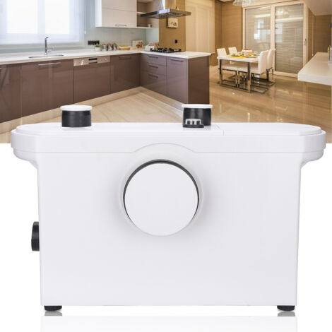 Pompe De Relevage Broyeuse Sanitaire 700W - Débit 190L/min - Hauteur 7m - 4 Entrées Pour Toilettes, Douche, évier - 4