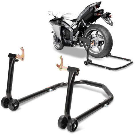 (Deactive)VINGO Support béquille de moto Support de roue arrière de moto avec bras réglable