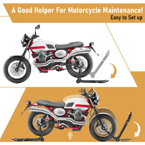 (Deactive)VINGO Support béquille de moto Support de roue arrière de moto avec bras réglable