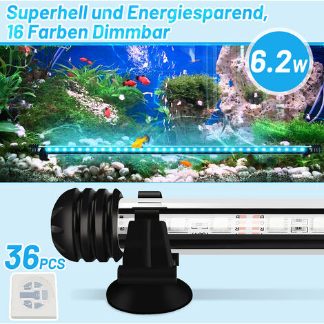 Éclairage Aquarium LED 5W Clipsable Lampe Plante d'eau Douce ou