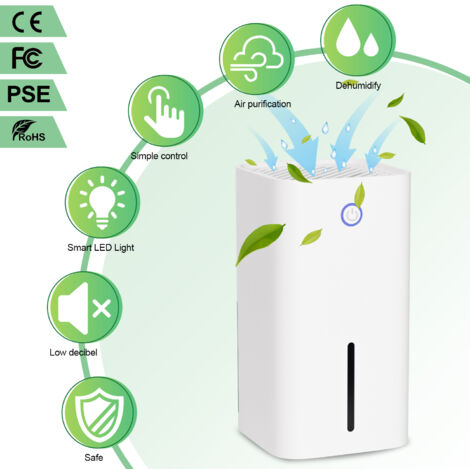 VINGO Déshumidificateur D'Air Professionnel De Chantier Portable Électrique 300 ml/jour