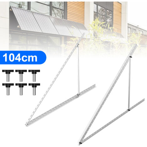 VINGO Kit de Montage pour Panneau Solaire 150 W - Support de Panneau Solaire en Aluminium 1040mm