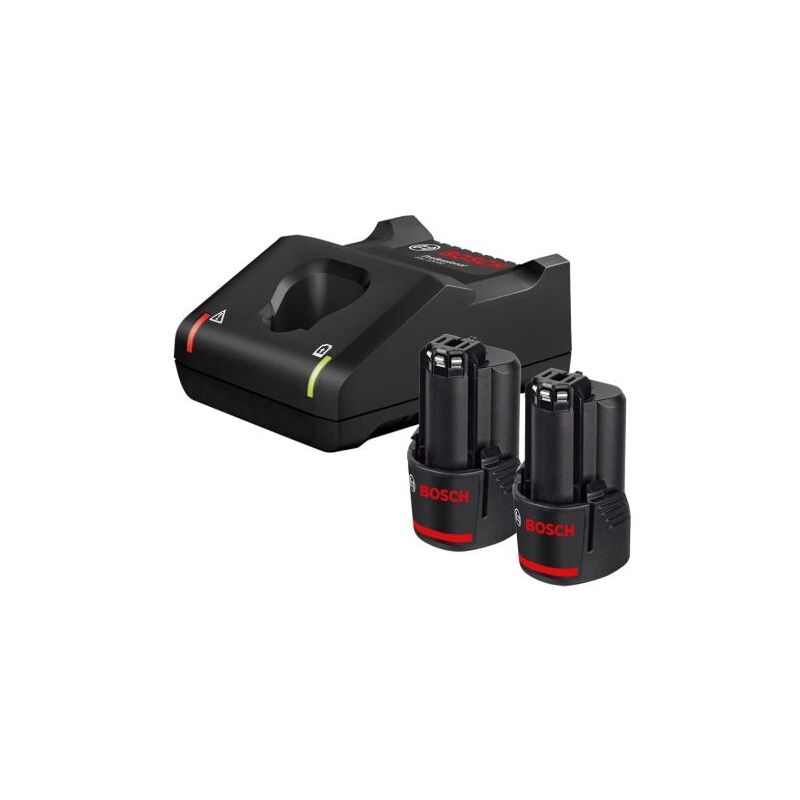 BOSCH GBA12V/GAL12V 2x2Ah 12v Charger & battery pack