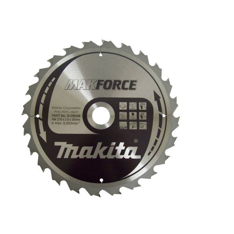 MAKITA B-32172 Circular saw blade 270mm x 30mm x 24T