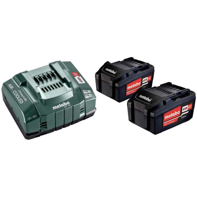 METABO BASIC SET 18v Charger battery pack