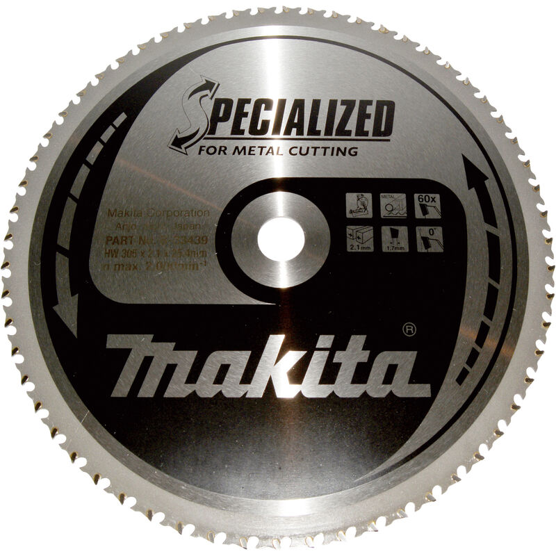 MAKITA B-33439 Cut off saw blade 305mm x 25.4mm x 60T