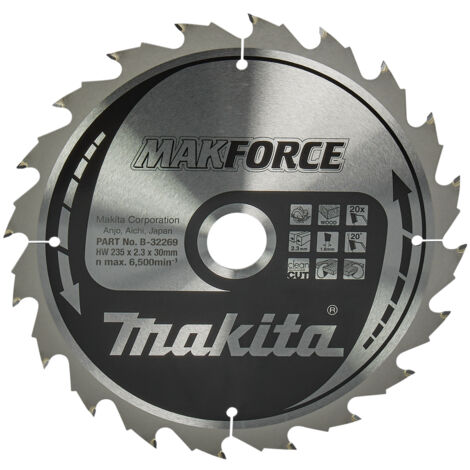 MAKITA B-32269 MAKFORCE for Wood 235mm x 30mm x 20T