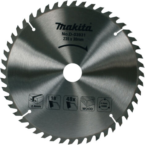 MAKITA D-03931 Circular saw blade 235mm x 30mm x 48T