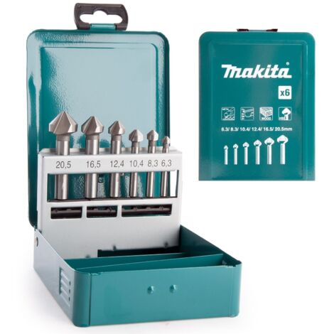 MAKITA D-42204 (6pc) Countersink set 6.3-20.5mm (1/4)