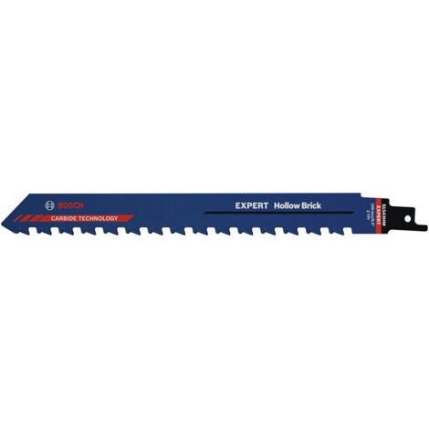 Säbelsägeblatt Expert Hollow Brick L.240mm B.23mm TPI 2 12.7mm 3 St./Karte