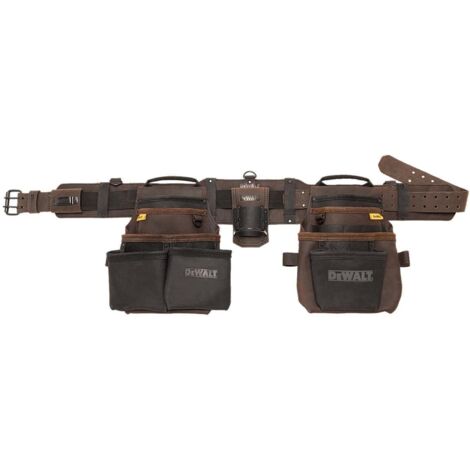 Dewalt DWST50113-1 Heavy Duty Leather Toolbelt Hammer Holder Multi Pouch Drill