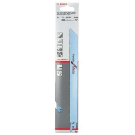 Bosch 2608656019 Flex Metal Uni-Shank 5 Pack