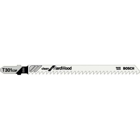 Blade Of Jigsaw T 301 Cdf Pack Of 5 Bosch 1 Pcs