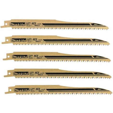 Makita B-05153 Resipro Blade Wood, Pack of 5