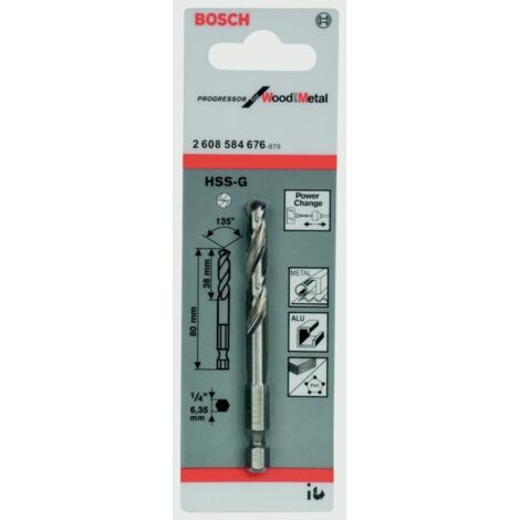 Bosch HSS-G Pilot Drill Bit - 2608584676 (1/2)