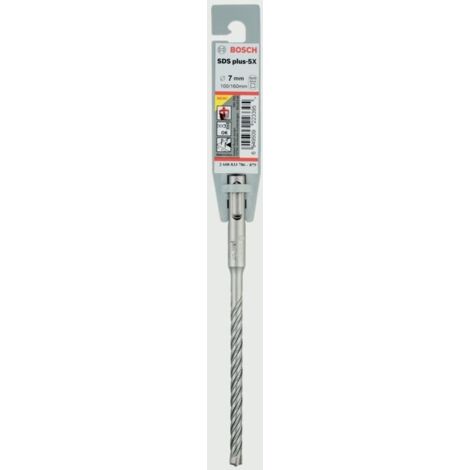 Bosch SDS Plus-5X Hammer Drill Bit 7mm x 160mm for Concrete