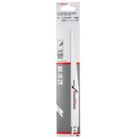 Blade Sabre Saw A. 5 Pieces S 1111 Df Bosch