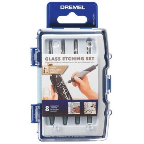 DREMEL 682 (2.615.C68.2JA) (9pc) Glass etching set