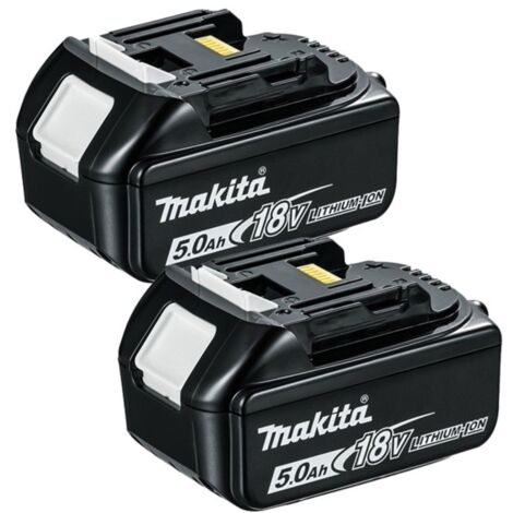 MAKITA BL1850B x2 18v Li-ion battery 5.0Ah