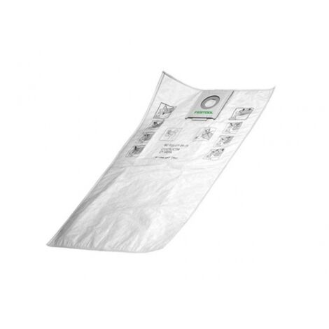 Festool 498411 Self Clean Filter Bags 5 Pack