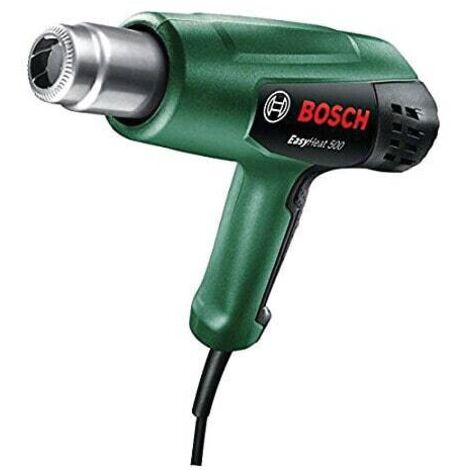 Bosch EasyHeat 500 heat gun – Lightweight ergonomic design – Two temperature settings – For paint removal, thawing pipes, and shrinking cables (1/5)