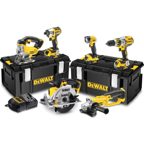 DEWALT DCK694P3 Brushless 3 Speed 6 Piece Kit 18V 3 x 5.0Ah Li-ion DEWDCK694P3