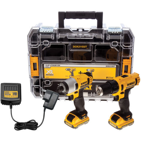 DeWalt DCK211D2T XR Twin Pack 12V 2 x 2.0Ah Li-ion DEWDCK211D2T