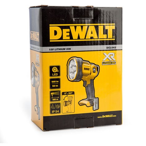 DEWALT DCL043 18v LED torch