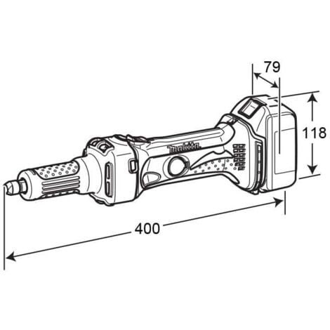 MAKITA DGD800Z 18v Die grinder 6mm collet