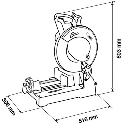MAKITA LC1230N 240v Portable cut off saw 305mm blade