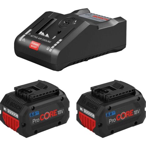 BOSCH PRO 2x 8.0+GAL18V160 18v ProCore li-ion battery 8.0Ah (1/4)
