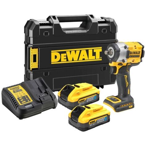 DEWALT DCF921H2T XR BL 1/2in Impact Wrench 18V 2 x 5.0Ah POWERSTACK™ Li-ion DEWDCF921H2T