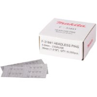 Makita F-31841 23G x 30mm Galvanized Headless Pin Nails 10000Pcs