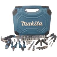 Makita E-10899 76 Piece Maintenance Kit Hand Tool Socket Set Wrench Plier Hammer