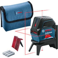 BOSCH GCL 2-15 + RM1 AA batteries Cross line laser