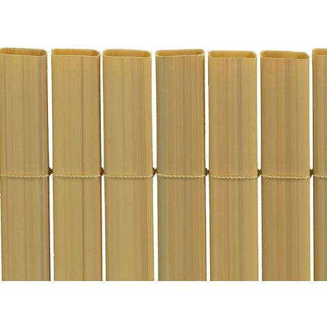 Arella in canne di bamboo naturale Ø 10 mm, stuoia ombreggiante per  recinzioni / 100 x 300 cm