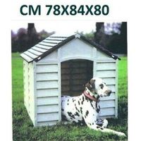 CUCCIA PER CANE CANI TAGLIA GRANDE IN RESINA cm.78x84,5x80 MARRONE