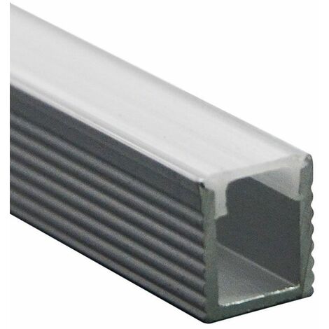 V-Tac – Profilé aluminium argenté pour bandes LED – Finition satinée – Dimensions 2000 x 7,8 x 9 mm – Installation en surface