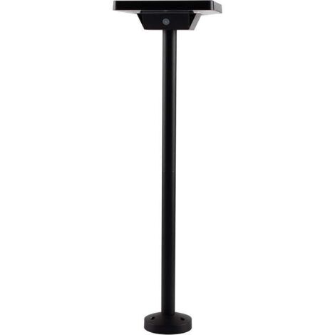 Lampadaire de jardin solaire à LED V-TAC 2 W avec capteur crépusculaire 155 x 720 mm Noir 3 en 1 IP65 (1/5)