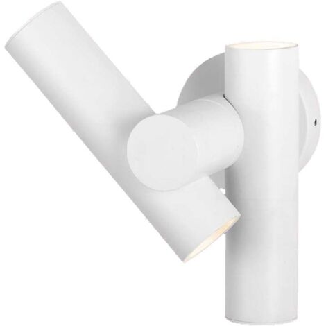 Spots muraux LED V-TAC 26W double faisceau orientables à 360° Blanc chaud IP44 (1/5)