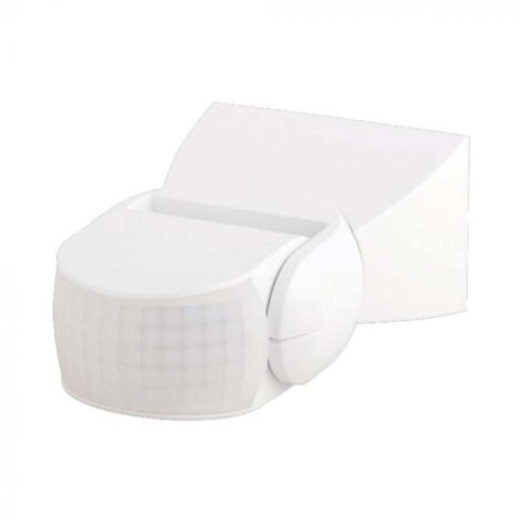 V-TAC - Détecteur de mouvement infrarouge - IP65 - Corps blanc (1/5)