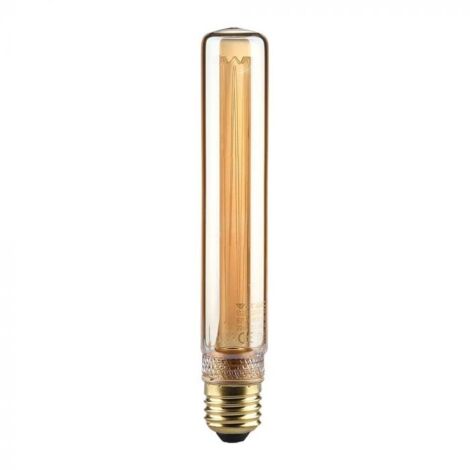 Ampoule LED V-TAC E27 2W T30 Filament Bougie Ambre Art 1800K (1/5)