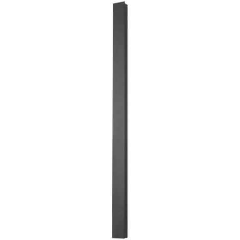 Applique murale LED rectangulaire V-TAC 10 W 510 x 60 x 50 mm, couleur anthracite, blanc chaud, IP54