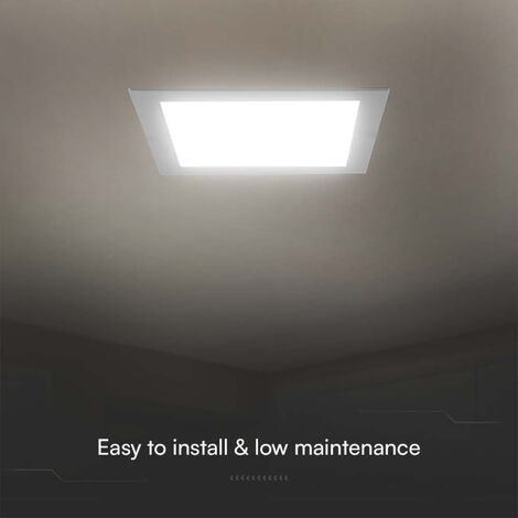 V-TAC Mini Panneau LED 3W Encastré Carré 3000K