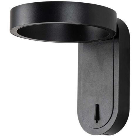 Applique murale LED V-TAC 5 W à double faisceau, 110 lm/W, couleur noire, avec tête rotative, blanc chaud + blanc naturel, IP65 (1/5)