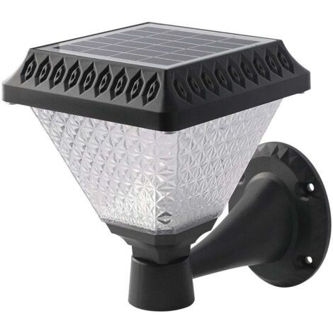Lampe solaire pyramidale à LED V-TAC 0,8 W avec télécommande, noire, 3 en 1, IP44 (1/5)
