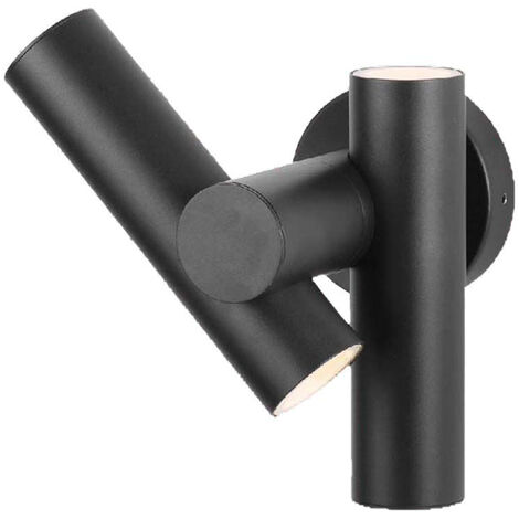 V-TAC VT-1186 Applique LED Bidirectionnelle 2x3W orientable 4000K Corps Noir IP44 - 23049