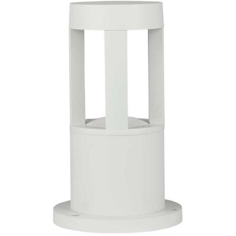 V-TAC VT-830 Lampadaire de jardin led cob 10W 25cm corps blanc IP65 blanc naturel 4000K - SKU 128317