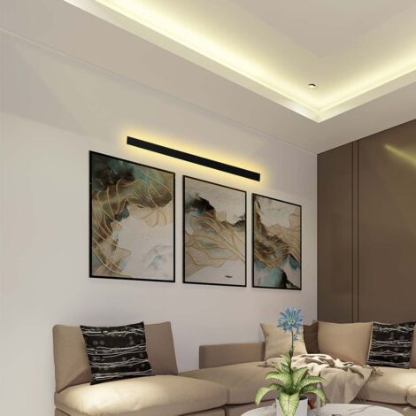 Applique murale LED rectangulaire V-TAC 23 W 1 410 x 60 x 50 mm Noir Blanc naturel IP65