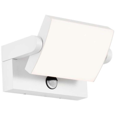 V-TAC VT-11020 applique led avec spot capteur PIR 17W 150lm/w éclairage façades couleur blanche 3000k réglable IP65 sku 2938